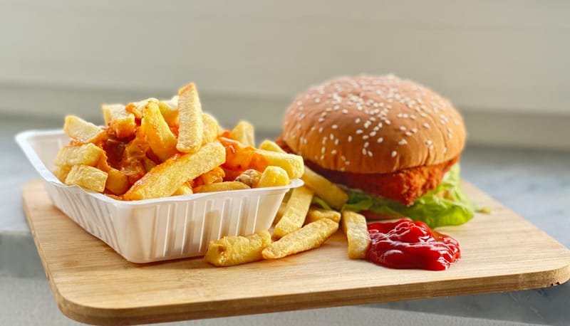 slider and sides combo dave hot chicken
